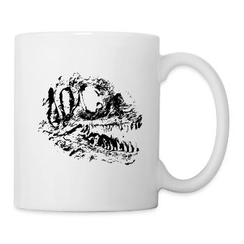Dinosaurier - Tasse - Weiß - Rechts