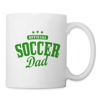 soccer dad - Tasse - Weiß - Rechts