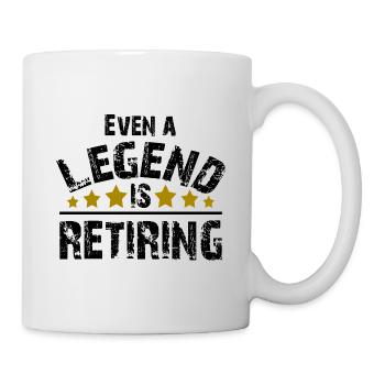 Legend Pension Pension Retirement Pensionist Gift - Mug - white - Right