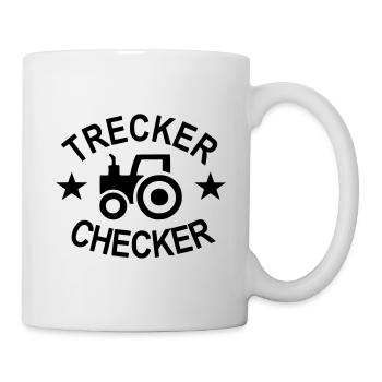 Trecker checker mit dem Traktor - Tasse - Weiß - Rechts