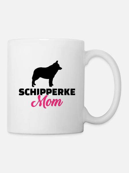 Schipperke - Tasse - Weiß