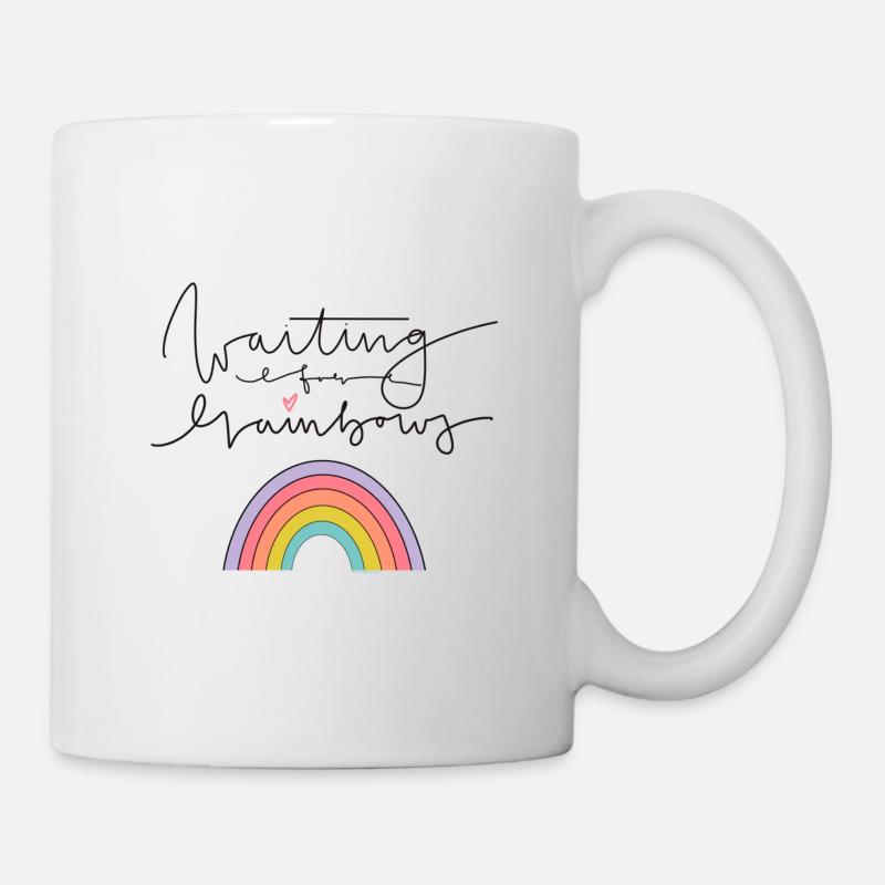 Waiting For Rainbows - Mug blanc - blanc