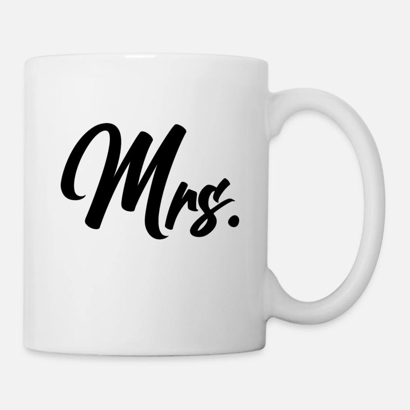 Mrs - Mr + Mrs Duo - Tasse - Weiß
