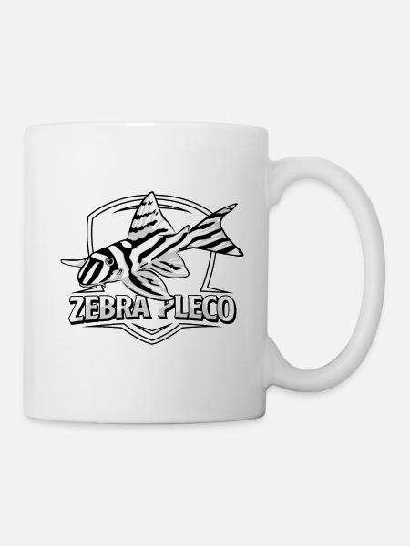Zebra Pleco Zebra Wels L46 L046 Aquarium Gift - Mug - white