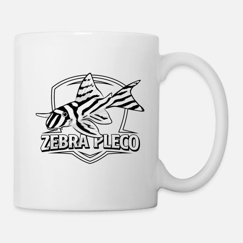 Zebra Pleco Zebra Wels L46 L046 Aquarium Gift - Mug - white