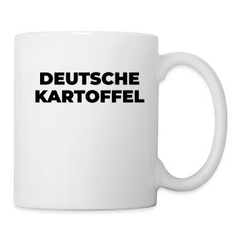 Deutsche Kartoffel - Tasse - Weiß - Rechts