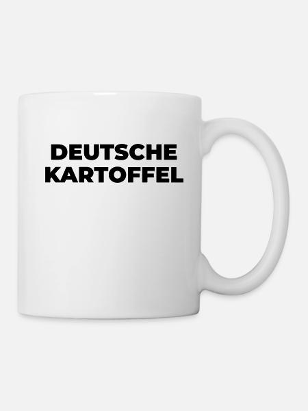 Deutsche Kartoffel - Tasse - Weiß