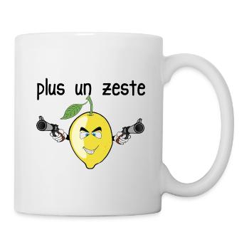 plus un zeste - Mug blanc - blanc - Droite