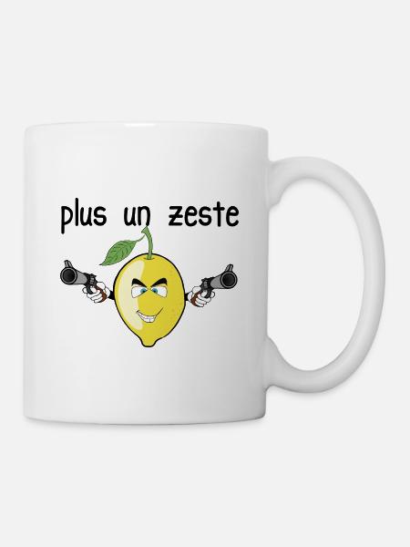 plus un zeste - Mug blanc - blanc