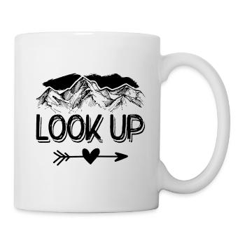 mountains berge - Mug blanc - blanc - Droite