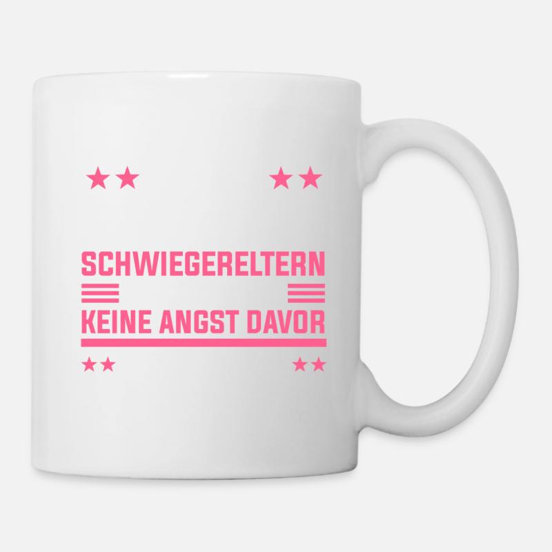 Schwiegertochter Schwiegermutter Schwiegervater - Tasse - Weiß