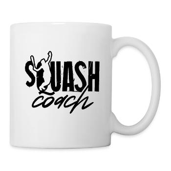 Squash Entraîneur Squash joueur de squash joueur de squash - Mug blanc - blanc - Droite