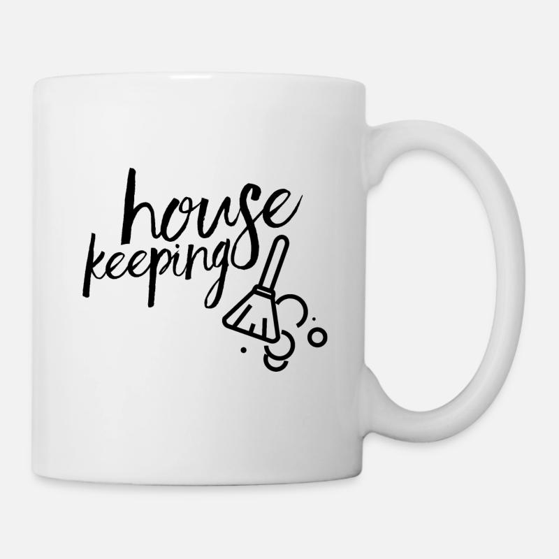 Haushalt Haushälter Haushälterin Haushaltshilfe - Tasse - Weiß
