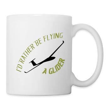 Gliding Glider pilots - Mug - white - Right