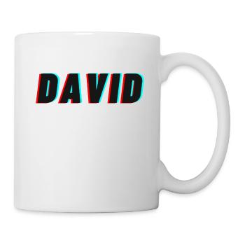 DAVID Lettering - Tiktok Style - Very modern - Mug - white - Right