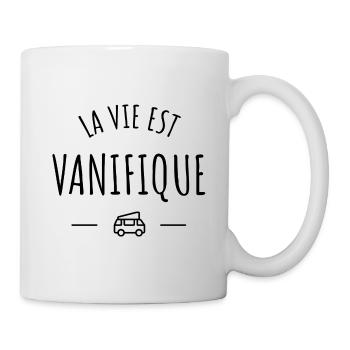 La vie est vanifique - van life - Mug blanc - blanc - Droite