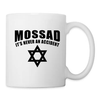 Mossad it’s never an accident Davidstern Cadeau - Mug blanc - blanc - Droite