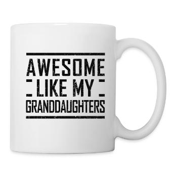 Opa von Enkelinnen Humor Sagen Opa - Tasse - Weiß - Rechts