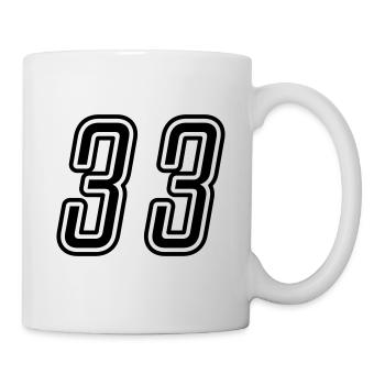 33 Number number - Mug - white - Right