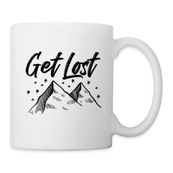 berge mountains - Tasse - Weiß - Rechts