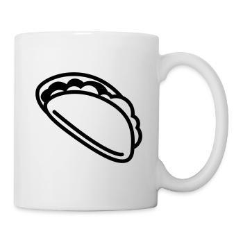 Burrito Symbol - Tasse - Weiß - Rechts