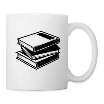 Lire des livres - Mug blanc - blanc - Droite