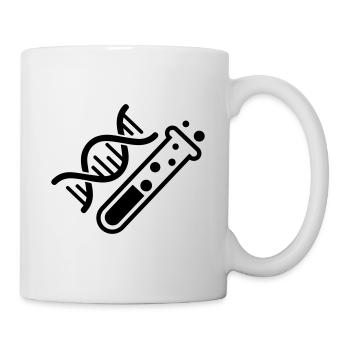 Reagenzglas chemie - Tasse - Weiß - Rechts