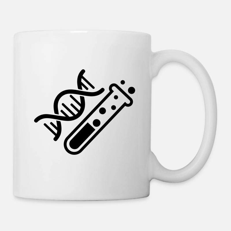 Reagenzglas chemie - Tasse - Weiß