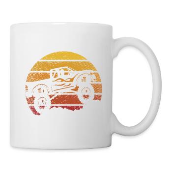 Monster Truck Retro - Mug - white - Right