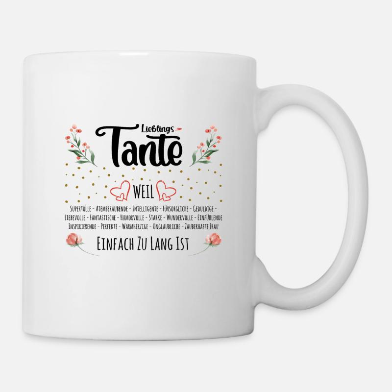 Lieblingstante - Tasse - Weiß