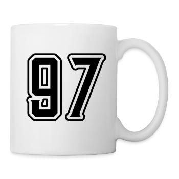 97 Number Symbol - Mug - white - Right