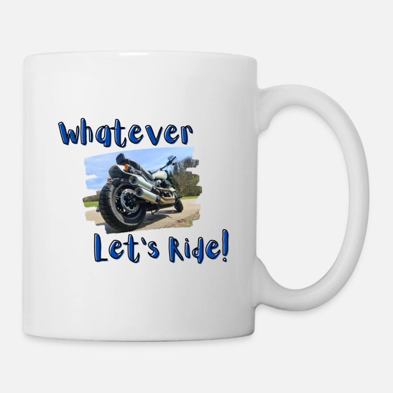 Whatever - Let's ride! - Mug - white