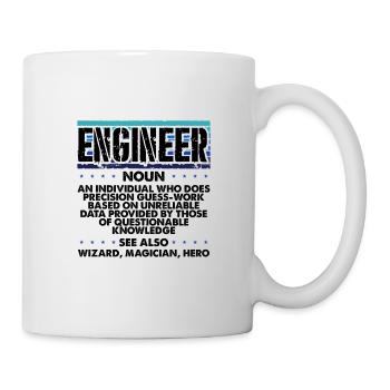 Engineer Gifts Precision Guesswork Wizard - Mug - white - Right
