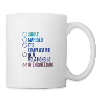Engineer Gift It's Complicated In Engineering - Mug - white - Right