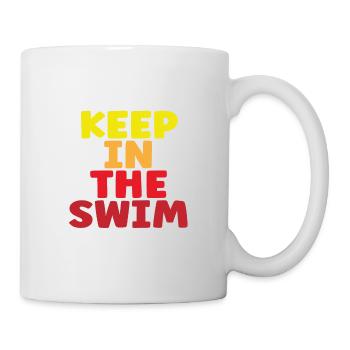 Cadeau de nageur Gardez dans le cadeau de natation de natation - Mug blanc - blanc - Droite