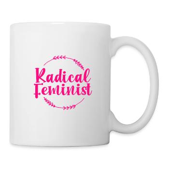 Frauen Inspriational Gabe Radikale feministische Gabe - Tasse - Weiß - Rechts