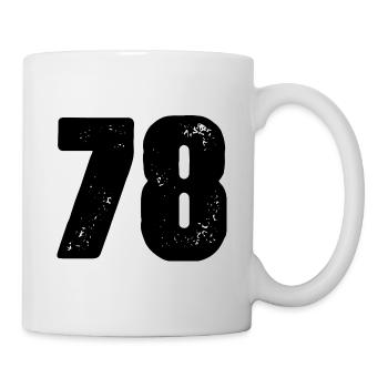 78 Number jersey - Mug - white - Right