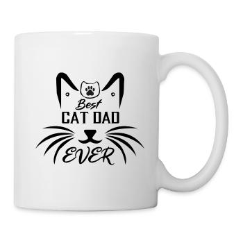 Best Cat Dad Ever - Mug - white - Right