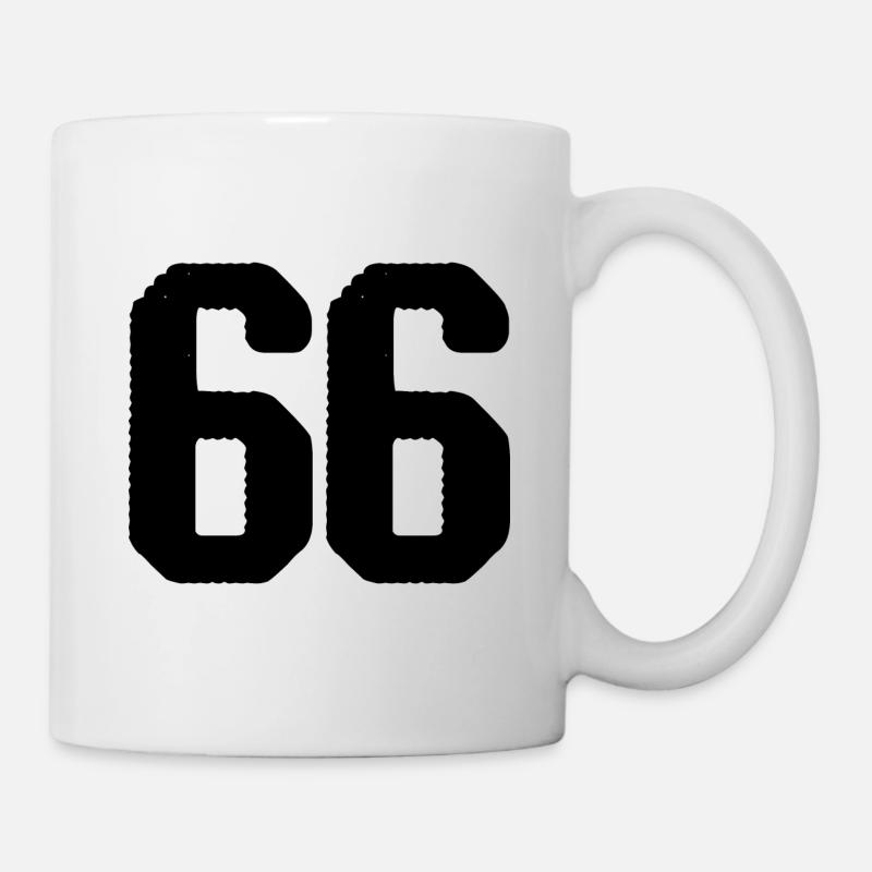 66 number jersey - Mug - white