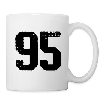 95 number jersey - Mug - white - Right