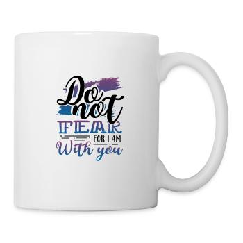 Don chrétien Ne craignez pas que je sois avec vous - Mug blanc - blanc - Droite