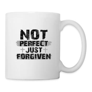 Christianity Gifts Not Perfect Just Foregiven - Mug - white - Right