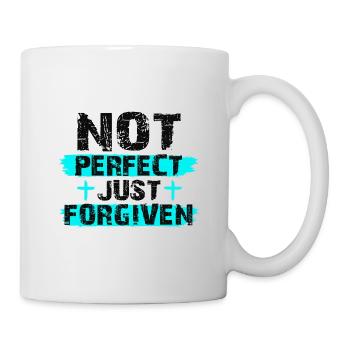 Not Perfect Just Foregiven Christian Gifts - Mug - white - Right