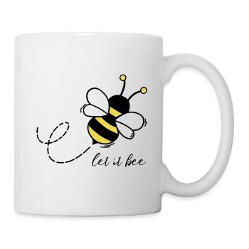 Let it be bee - Tasse - Weiß - Rechts