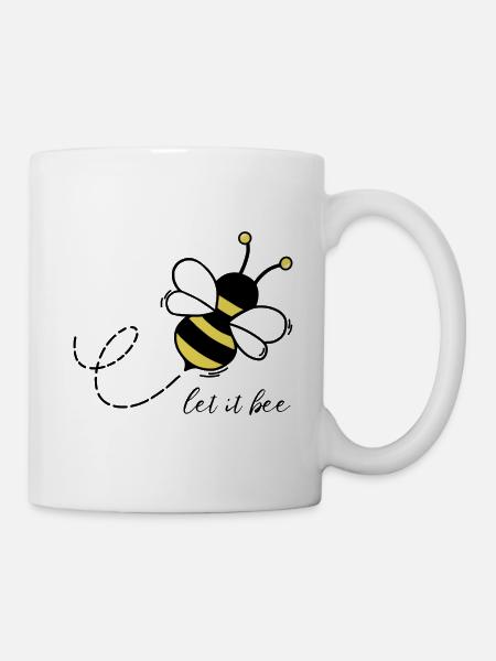 Let it be bee - Tasse - Weiß