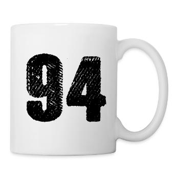 Maillot à 94 numéros - Mug blanc - blanc - Droite
