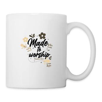 Christianity Made to Worship Christian Gift Ideas - Mug - white - Right