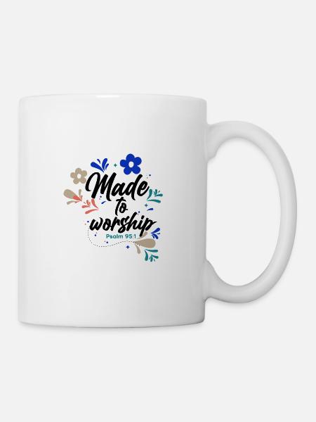 Christianity Made to Worship Christian Gifts - Mug - white