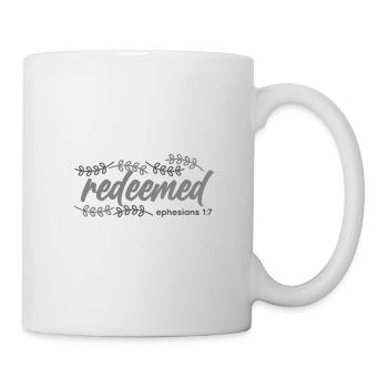 Christianity Gift Redeemed Ephesians 1 7 - Mug - white - Right