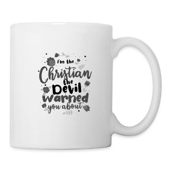 Christian the Devil Warned You About Christian - Mug - white - Right